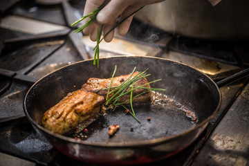 Loin pork meat