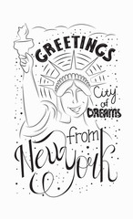 Conceptual handwritten calligraphic design. Motivational / Inspirational vector typography.