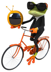 Naklejka premium Fun frog
