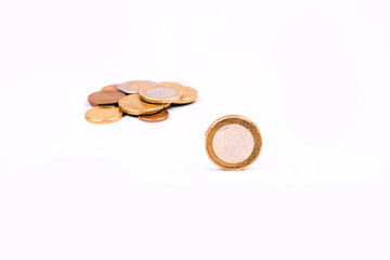 euro coins