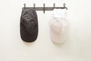 Hats Hanging On The Wall