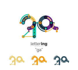 Letters logo icon