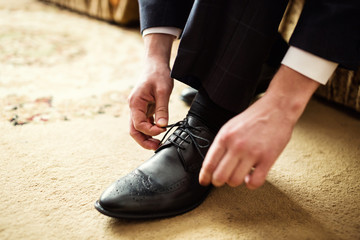 businessman clothes shoes