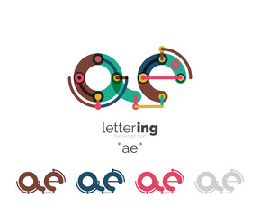 Letters logo icon