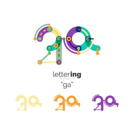 Letters logo icon