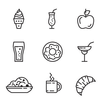  Food Icons Set