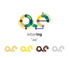 Letters logo icon