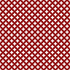 Seamless pattern of cross, vector illustration.