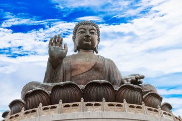 Statue of Buddha in Hong-Kong