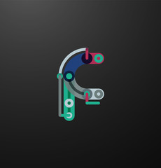 Company branding logo of initial letters