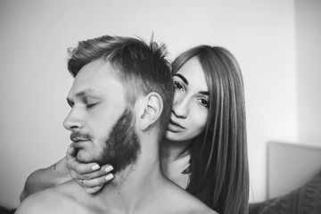 Fototapeta premium young beautiful couple