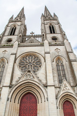 Fototapeta na wymiar Niort. L'église saint André. Deux Sèvres, Poitou Charentes