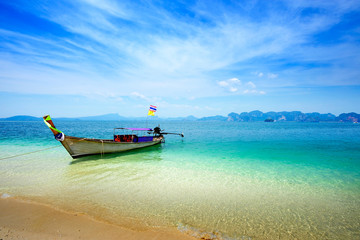 "Long tail Boat "  is the local boat and traditional Thai boats in many place of Thailand
