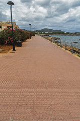 lonely promenade on a cloudy day
Spain,Ibiza