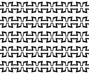 Vector modern abstract geometry trippy pattern. black and white seamless geometric background . subtle pillow and bed sheet design. creative art deco. hipster fashion print