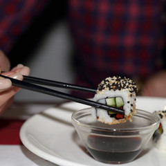 sushi traditional japanese food