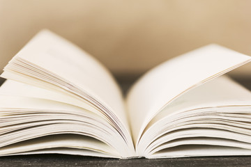 Open Book On The Table./Open Book On The Table