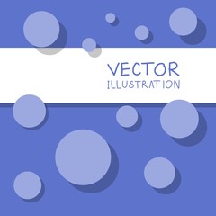 Circle modern business design template.