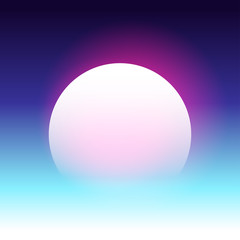 sunset illustration background