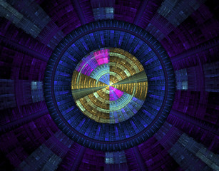 Abstract fractal image