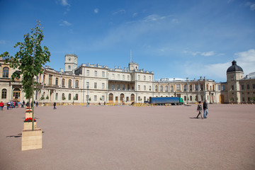 Obraz premium Gatchina. Leningrad region. Palace and park ensemble in Gatchina.