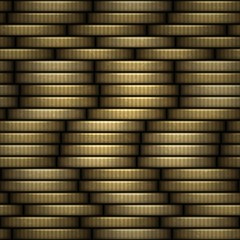 Texture three columns of coins.