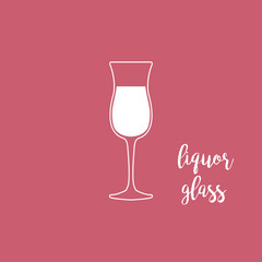 Liquor glass icon.