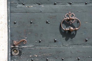 Detail einer alten Tür