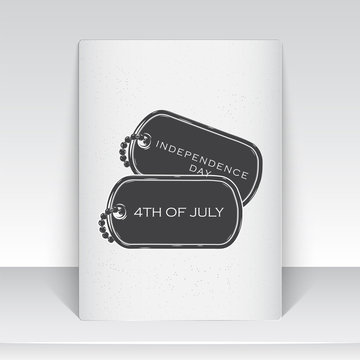 Happy veterans day set. Independence day. The celebration of patriotic celebration of America. Detailed elements. Typographic labels, stickers, logos and badges. Sheet of white paper.
