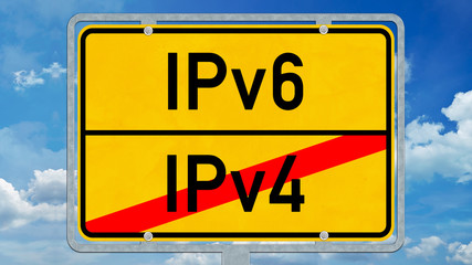 osg7 OrtsSchildGrafik osg - Ortsschild mit der Aufschrift IPv6 und IPv4 - 16zu9 g4526