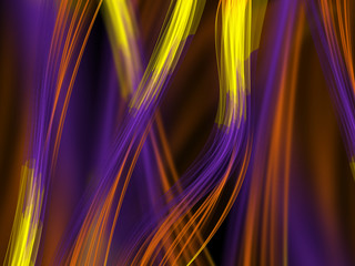 Obraz premium glowing orange red violet curved lines and sircles over dark Abstract Background. seamless Illustration pattern.