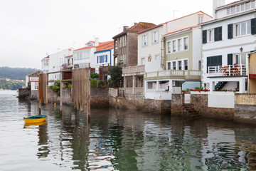 Fototapeta na wymiar Redes: fishing village of Spain attached to the sea