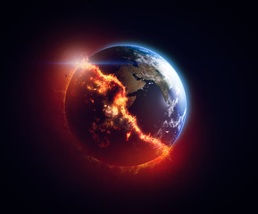 Burning earth - 115872526