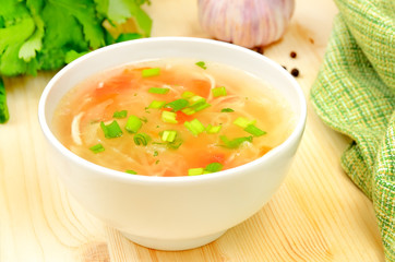 Chicken Tom Yom Soup