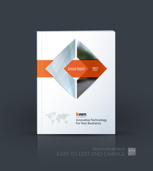 Fototapeta premium Brochure template layout, cover design annual report, magazine, 