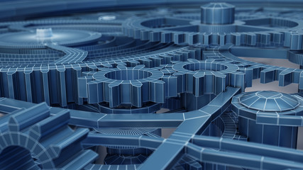 Zahnr&auml;der als Konzept f&uuml;r Teamwork