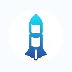 Rocket icon, logo element