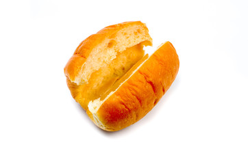 Traditional Slovak sweet yeast buns stuffed with jam