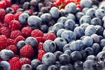 Fresh berries assortment