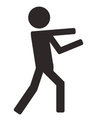 flat design person pictogram icon vector illustration