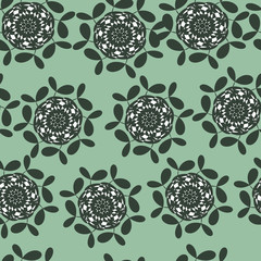 Seamless pattern. Vintage decorative elements. Hand drawn background. Islam, Arabic, Indian, ottoman motifs. Perfect for printing on fabric or paper.