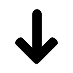 flat design arrow pointing icon vector illustration