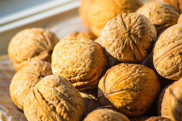 Circassian walnuts in plate