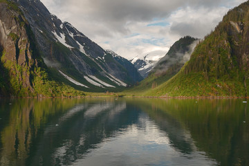 Landscape at Tracy Arm Fjords in Alaska United States