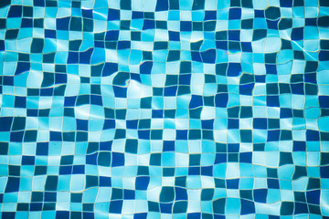 surface of water in the swimming pool
