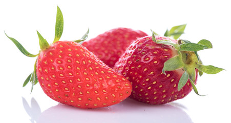 Tasty fresh strawberries