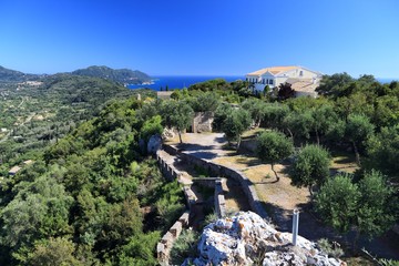 Corfu - Kaiser Throne scenic view