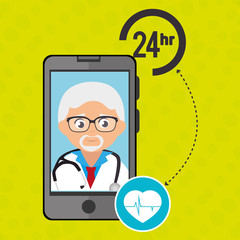 doctor with isolated icon design, vector illustration  graphic 