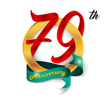 Anniversary emblems template design