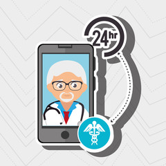 doctor with isolated icon design, vector illustration  graphic 